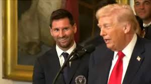 Trump recibió a Messi y al Inter Miami en la Casa Blanca
