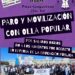 Olla popular docente con movilización