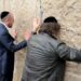 Milei rezó en el Muro de los Lamentos en Jerusalén