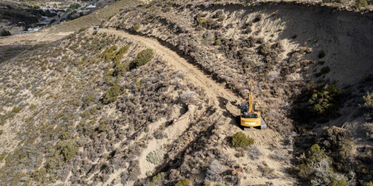 El Municipio avanza con tareas paliativas en la zona del cerro Hermitte