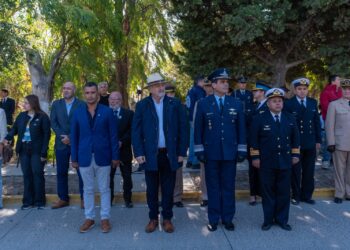 El intendente participó del acto en homenaje a los soldados caídos en Malvinas en Rodríguez Peña