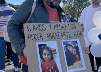 Acuña: “Hace más de dos años que no puedo ver a mi hija y la Justicia no hace nada”