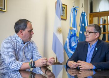 El rector Fleitas se reunió con Sampaoli