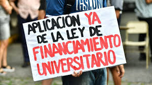 Universidades  notifican a justicia de incumplimiento de ley de financiación