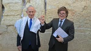 Milei emocionado con Israel