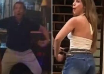 El padre de Agostina Páez fue filmado haciendo gestos racistas tras el regreso de su hija