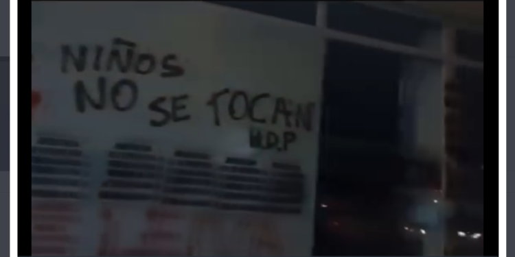 Así quedó el Servicio de Protección de Derechos en Comodoro tras las pintadas por el caso Ángel López