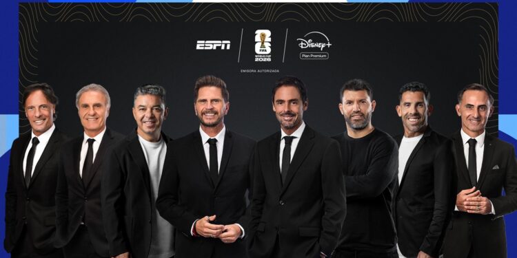 ESPN confirmó un mega equipo de figuras para cubrir el Mundial 2026