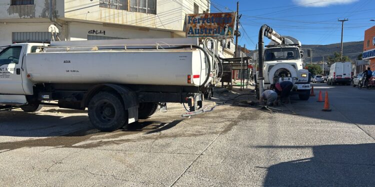 El Municipio solucionó un importante taponamiento pluvial en barrio San Martín