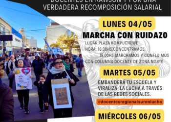 Paro docente por 72 horas