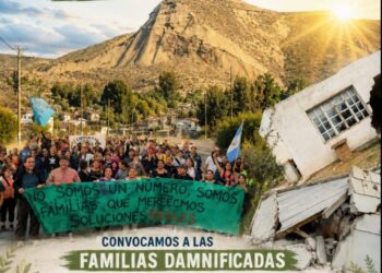 Vecinos damnificados por el desplazamiento del cerro Hermitte se movilizan al municipio