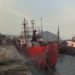 Las fuertes marejadas provocaron daños en el puerto de Comodoro Rivadavia