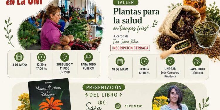 La UNPSJB se suma al Día Internacional de la Fascinación por las Plantas con feria, talleres y presentación de libro