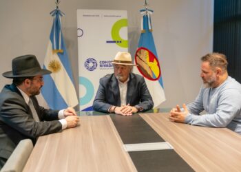 Macharashvili recibió al Gran Rabino Eliahu Hamra para profundizar la agenda de trabajo conjunta de la AMIA