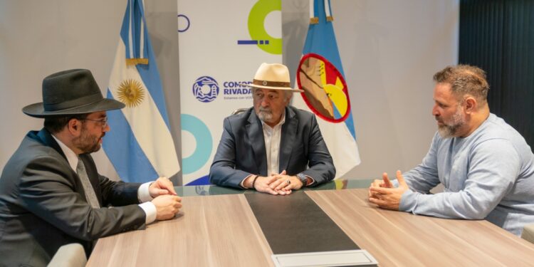 Macharashvili recibió al Gran Rabino Eliahu Hamra para profundizar la agenda de trabajo conjunta de la AMIA