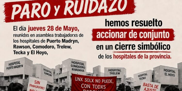 El martes, de manera simbólica, los trabajadores de Salud cierran los hospitales de la provincia