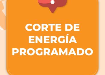 Habrá un corte programado de energía