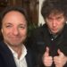 Milei de viaje, Boggiano bailado en lo de mesa de Juana