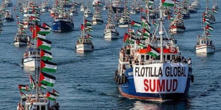 Israel vuelve a interceptar la flotilla Sumud en aguas internacionales