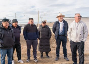 Macharashvili recorrió el avance de las obras en el Hotel Deportivo, el Club Nueva Generación y la vecinal del barrio 30 de Octubre