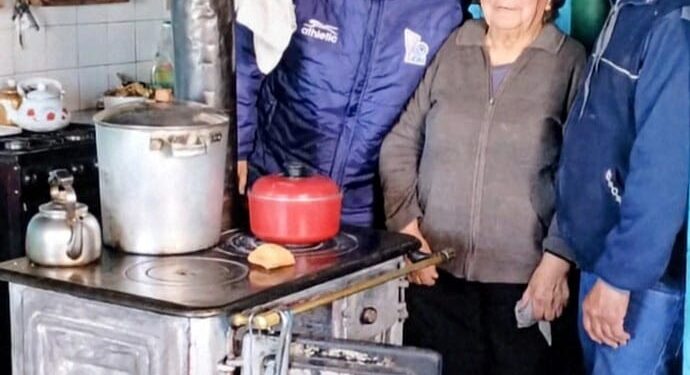 La CAI solidaria llegó a Loma Redonda
