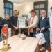 El intendente recibió a referentes de Gimnasia y Esgrima campeones de la Liga Nacional
