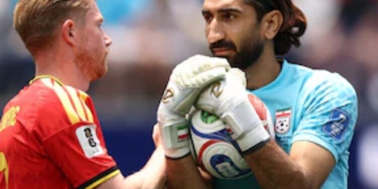 Irán, con Beiranvand como figura, empató con Bélgica