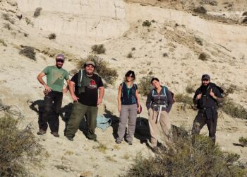 Especialistas del CENPAT duplican el registro de invertebrados fósiles de Bryn Gwyn