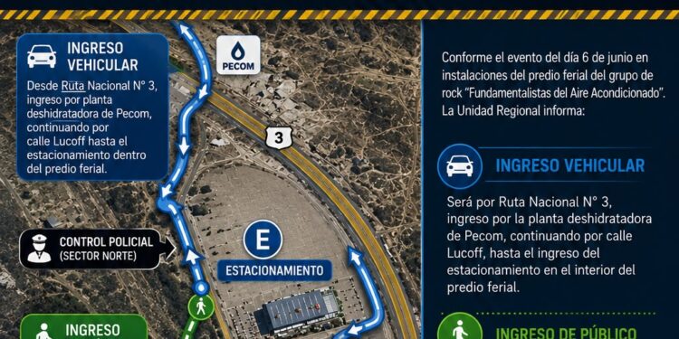 Los Fundamentalistas en Comodoro:  ingresos y controles para ir al Predio