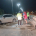 Alcohol al volante: choque en Km 4 dejó un vehículo destrozado