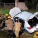 Una mujer sufrió quemaduras tras la explosión de un teléfono en un auto