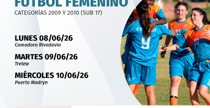 Chubut inicia el evaluativo de fútbol femenino para los Juegos de la Araucanía