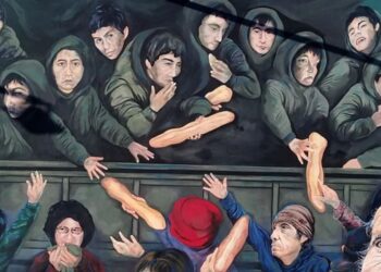 El gesto que marcó a Madryn y el mural que lo inmortaliza