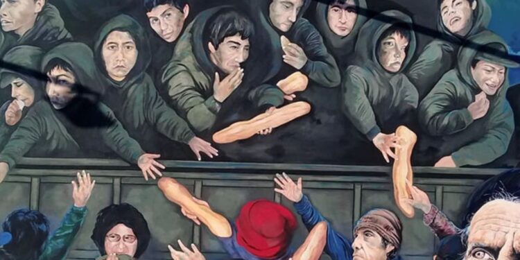 El gesto que marcó a Madryn y el mural que lo inmortaliza