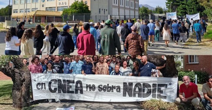 Trabajadores de la CNEA convocan a un abrazo simbólico y una olla popular en defensa del organismo y por la reincorporación de las 62 personas despedidas