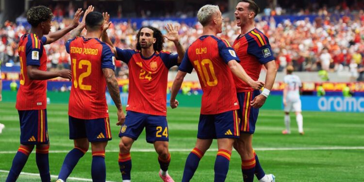 España le ganó a Bélgica y enfrentará el martes a Francia