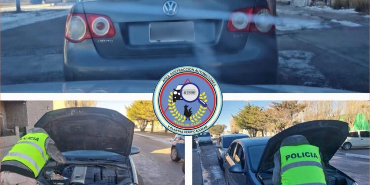 En Sarmiento secuestran un vehículo con pedido activo por estafa en Trelew