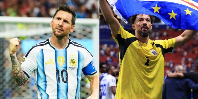 Argentina contra Cabo Verde