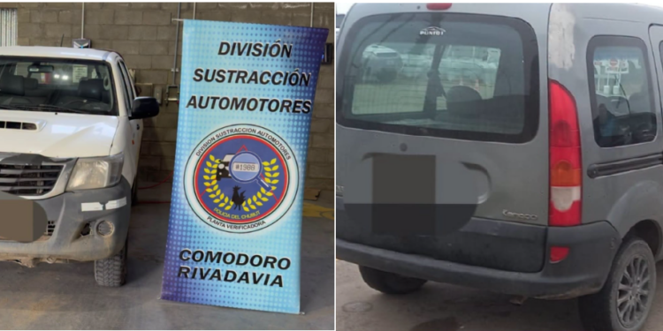 Operativos en Chubut: secuestran dos vehículos con pedido vigente