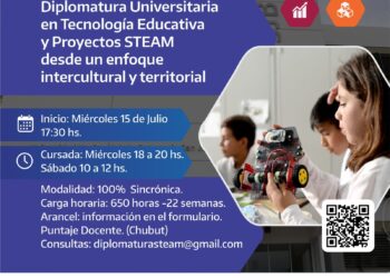 La UNPSJB abrió las inscripciones para una Diplomatura en Tecnología Educativa destinada a docentes de todo el país