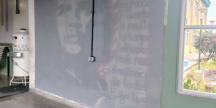 Yapur: “En agosto comenzará la restauración del mural del Che Guevara”