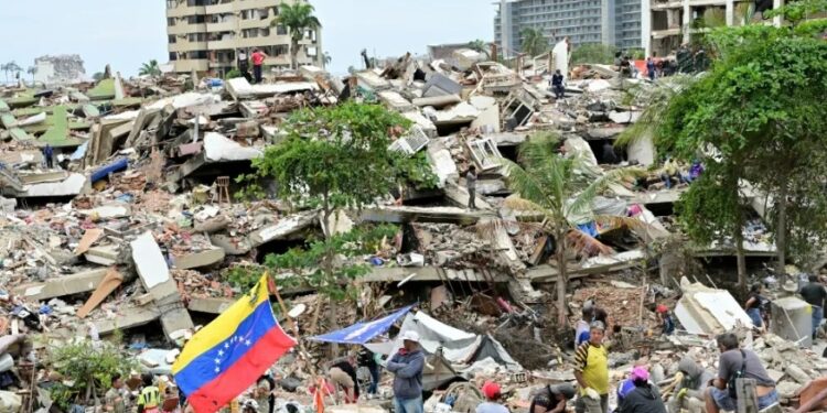 Aumentan a 2.645 los fallecidos por doble terremoto en Venezuela