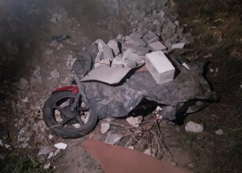 Intentaron robar una moto en la YPF de Km 8, pero la escondieron dentro del predio y fue recuperada