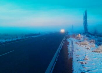 Precaución en la Ruta 26: hay bancos de niebla y visibilidad reducida entre Comodoro y Sarmiento