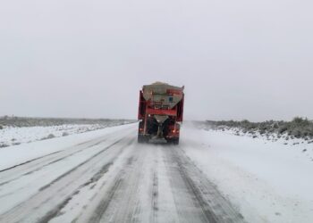 Vialidad Nacional pidió circular con extrema precaución por nevadas en las rutas de Chubut