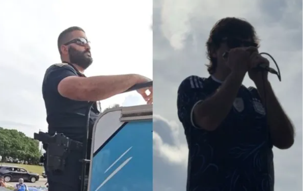 Ciro sorprendió a los hinchas con un show improvisado