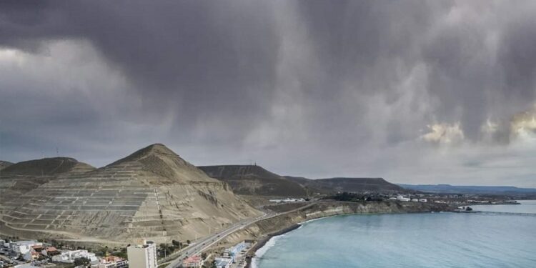Comodoro Rivadavia: jornada gris con lloviznas y alta humedad