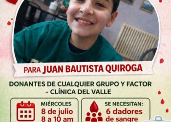 Piden con urgencia donantes de sangre para un niño de Comodoro Rivadavia