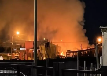 Incendio en una vivienda del barrio Solares 2