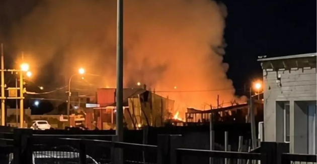 Incendio en una vivienda del barrio Solares 2